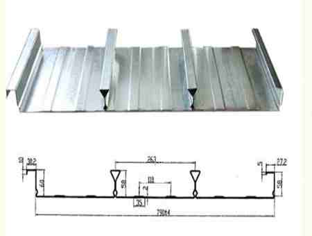太原钢结构YX60-263-790型楼承板